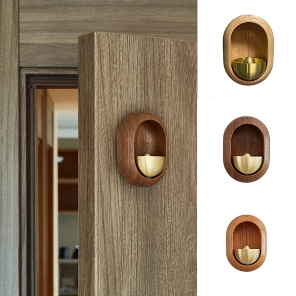 Trä Mässing Dörrklocka Magnetic Windchime C