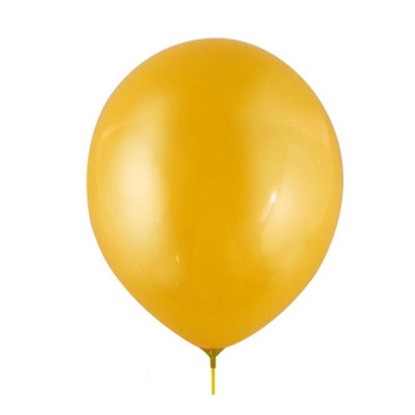 100 st Macaron färgdekorationsballong stor återanvändbar latexballong för bröllopsfödelsedagsfest enfärgad 10 tum Yellow