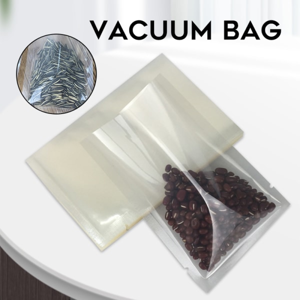 50 ST Vacuum Sealer-påsar PE-material av livsmedelskvalitet BPA-fri matsparpåse Köksmatlagningsmaterial 8*12cm 50PCS