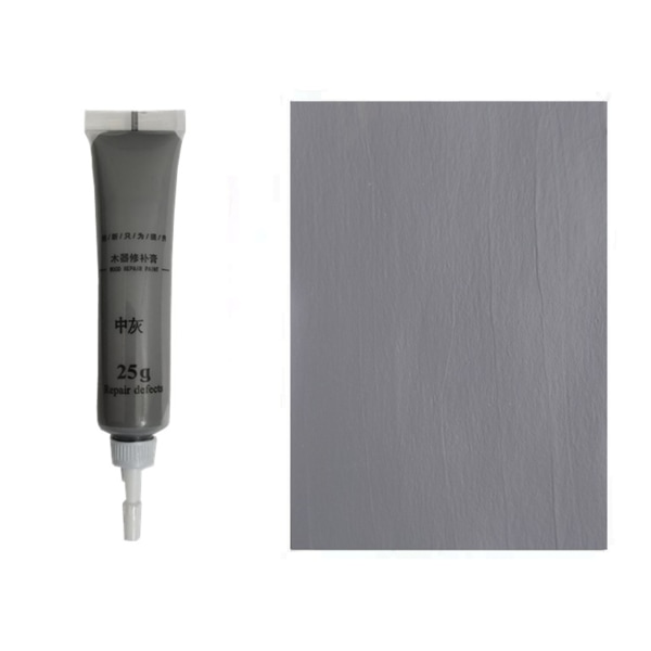 25g Träfärg Reparation Pasta Hål Återställande Lack Pasta För Garderob Skrivbord medium gray