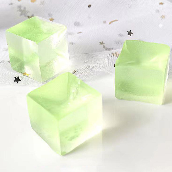 1st/5st iskuber Dekompression Nypleksak Färgglad Mjuk Stress relief Klämleksak för vuxna barn Green