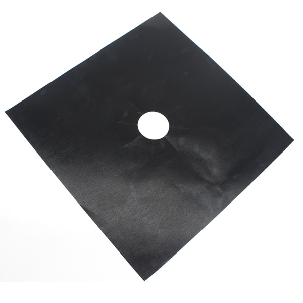 Spisbrännaröverdrag Hållbara värmebeständiga gasspisskydd Överdrag för matlagning i kök Black Cookware Parts