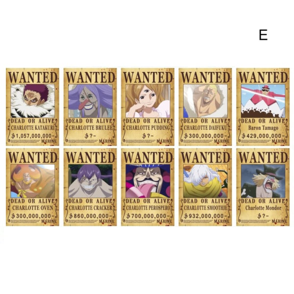 One Piece Wanted Belöning Beställ Tapet Hd Poster Sovsal Tapet För Sovrum Vardagsrum B