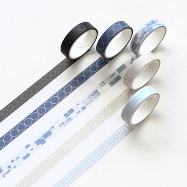 Washi Tape Scrapbooking Tillbehör Vacker självhäftande dekorativ tejp för presentförpackning anteckningsböcker B