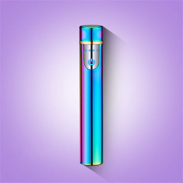 Mini Touch Sensor Flameless Lighter Bärbar USB Uppladdningsbar vindtät tändare Color Ice