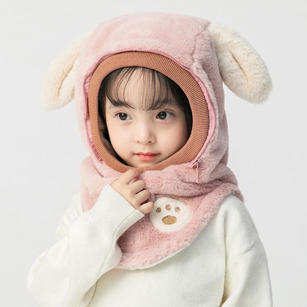 Söt tecknad mask cover hatt Anti-dimma värmande utomhus hatt för shopping Grey Planet