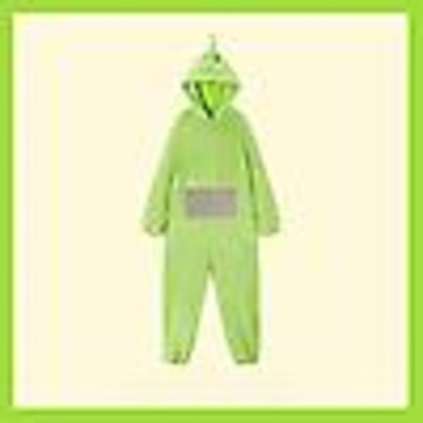 Unisex Teletubbies Kostymer Disi Onesies Lala Cosplay Pyjamas Vuxen Pyjamas Djur Sovkläder Jumpsuit Green M