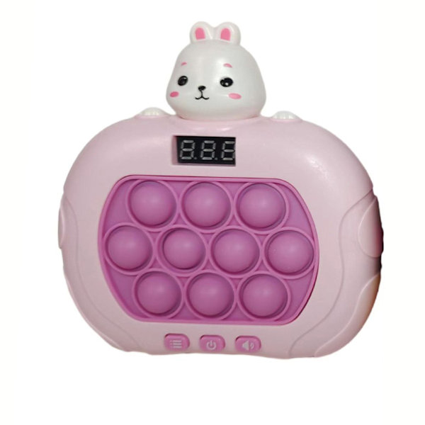 LED-skärm Press-typ Board Toy Drop-resistens Minnesfunktion Leksaksplatta för pojkar Flickor Rabbits