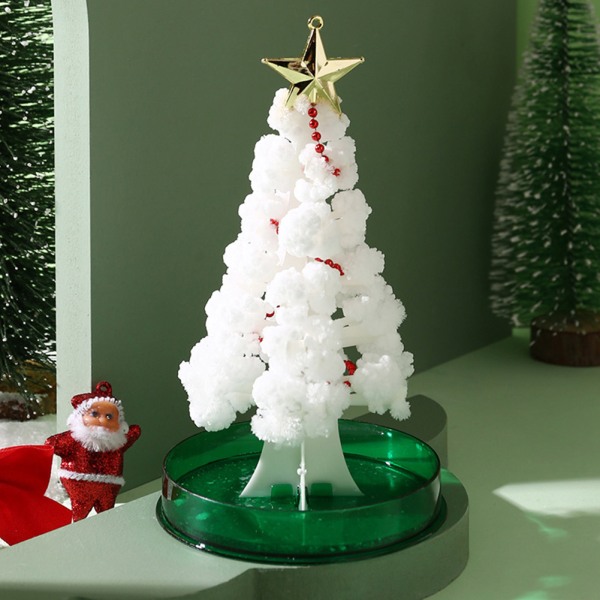 Magics Christmas Tree DIY Kit för Xmas Lätt att använda fester Leksaker för barn Vuxna Green