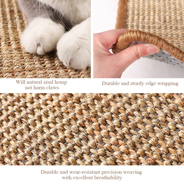 Rectangle Cat Scratching Board Skrapsäker skyddssoffa för liten medelstor katt Primary 40X60cm