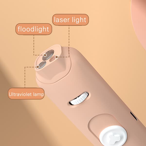 Teleskopisk Cat Pointer Toy USB Uppladdningsbar Infraröd Laser Light Funny Cat Stick Laser Pointer Blue
