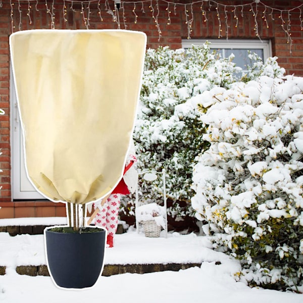 Förtjockade växtskyddsmedel Frostskydd Non-woven Fabric Plant Kyltåligt cover för krukväxter Yellow 120*180cm