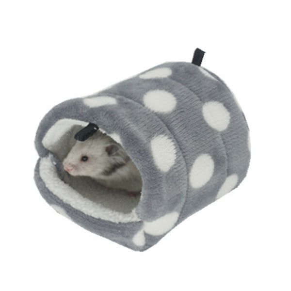 Husdjur Smådjur Tillbehör Husdjur Andas Säng Bomull Plysch Bur Varm Säng För Hamster Gray XL