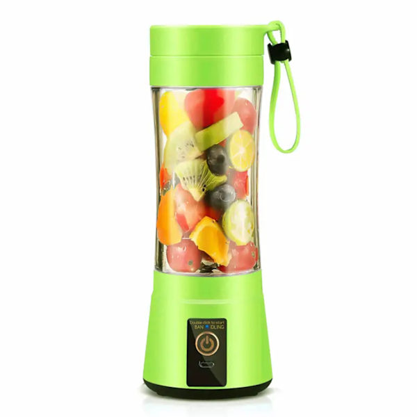 150W automatisk fruktjuicer Trådlös multifunktionell fruktextraktor för att pressa äpplen Green