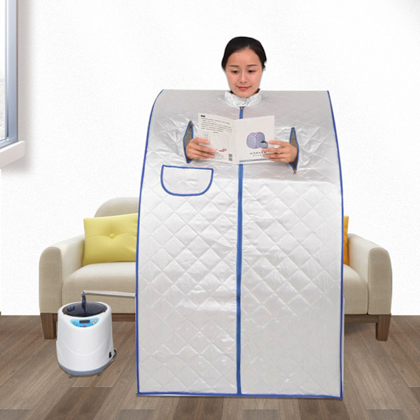 Bärbar ångbastu-spa-tält Full Body Personal-Home SPA-tält Set med 2L ångkruka för viktminskningsterapi 2L 72*84 * 100cm EU