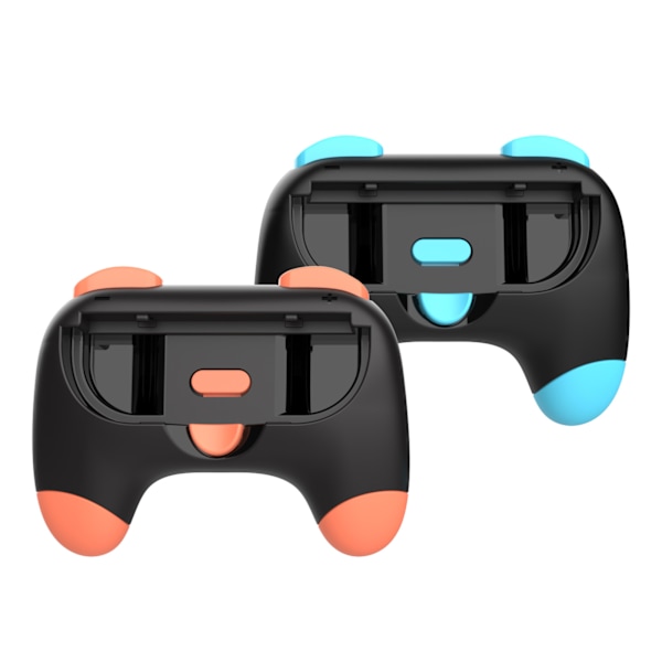 Grepp för Nintendo Switch 2 (2025) Joy-Con 2, Slitstarkt och halkfritt Switch2-handkontrollgreppkit, Switch-hållare tillbehör för NS2 JoyCon2 Orange Blue