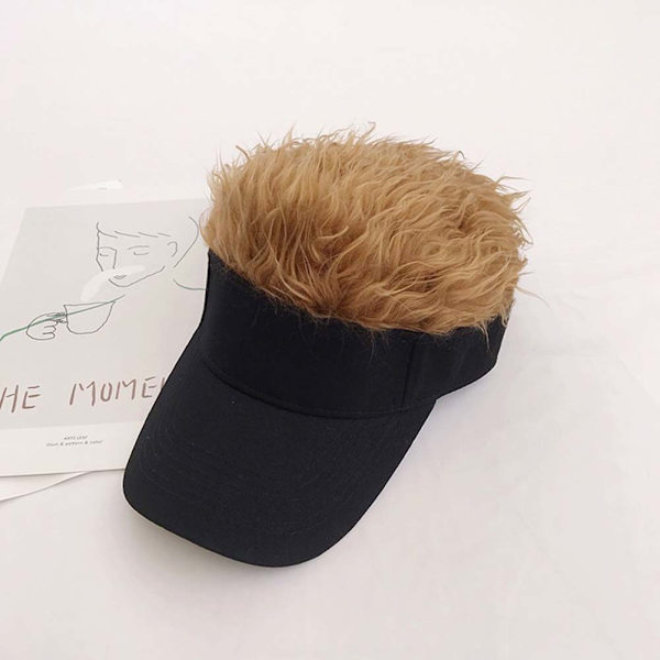 Höstens roliga peruk cap Unisex bärbar sporthatt för utomhusfiske Adjustable