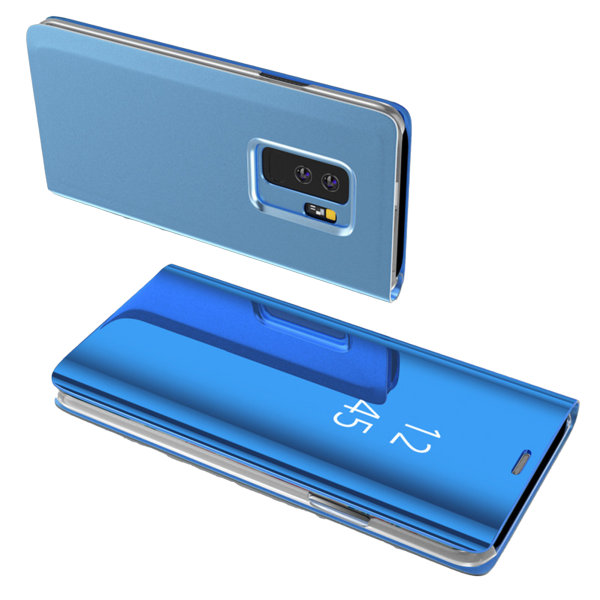 Coolt case för telefon Clear View Skyddande Flip Cover Case 360 graders helkropp stötsäkert cover Dark Blue