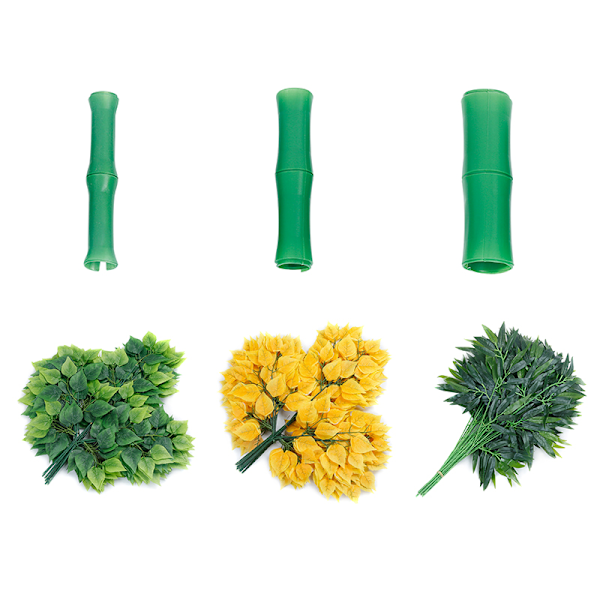 Pipeline Bamboo Forest Cover Simulering Bamboo Pipeline dekorativt cover 1 Inch5pcs
