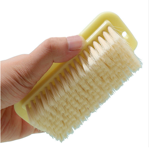 Mjuk borst Borste Nylon Fiber Rengöring Skrubb Borste Kläder Och Skor Säker Dammsoppare För Hem Hotell Säng Bil
