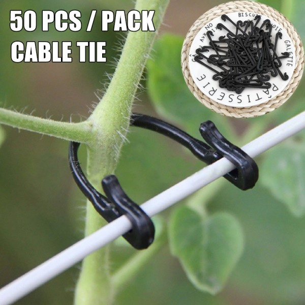1/2/3/5/10 förpackningar Växtympningsklämmor Vines Bundet spänne Fast surrningskrok Flexibel klämma 10 PCS