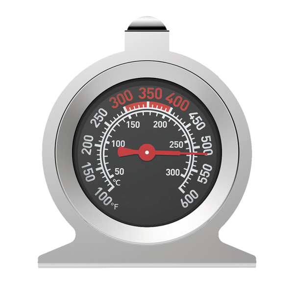 Ugnstermometer 50-300°C/100-600°F Urtavla Läs Rostfritt stål Grill Omedelbar termometer Köksmatlagningsverktyg