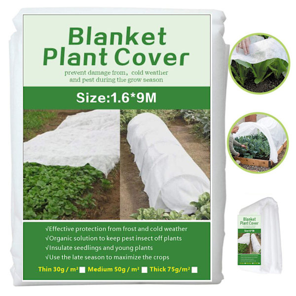 Non-woven cover Cover för vinterväxter för växthus utomhus 3M*6M