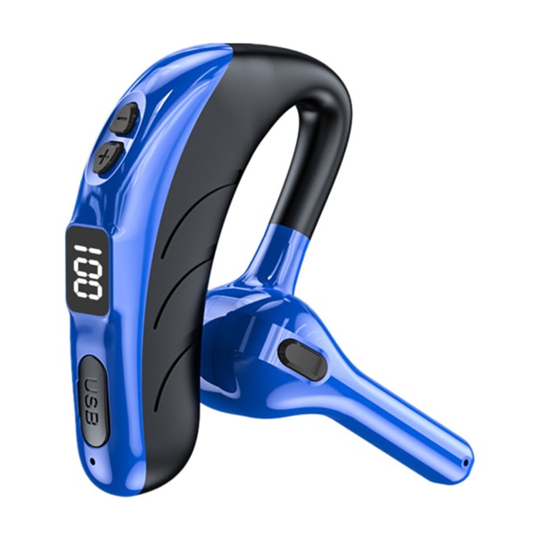 Business Bluetooth-kompatibelt headset Brusreducering Bärbar hörlur för hemmagym Blue