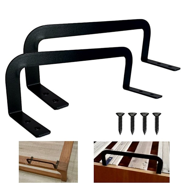 2ST Madrasshållare Bar Förhindra Madrass Glidhållare För RV Bed Home 2PCs