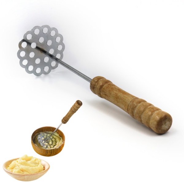 Manuell potatispress Kökspryl Potatis sötpotatisstöt Lämplig för hushållsredskap Potatoes With Black Handle