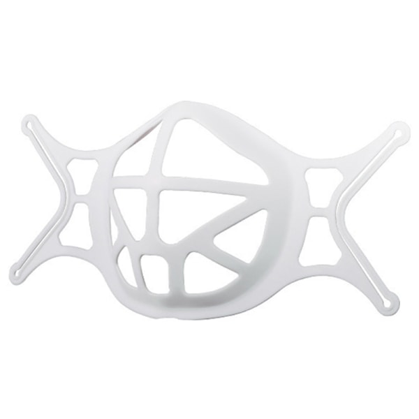 Masque Support Återanvändbar bärbar 3D inre stödhållare Ramfästen för vuxna barn White TPE