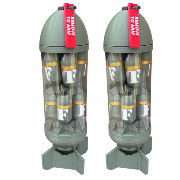 10st Cluster F-Bomb Leksak Med Stort Skal Anti Stress Avslappnande Baubles Presenter För Vuxna Män 2pcs