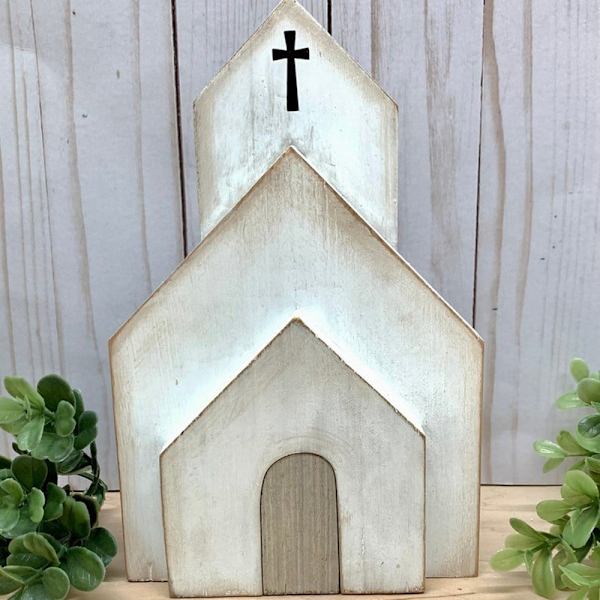 Jesus Tomb påsk bricka Bundle Kit Scen Ornament Trästaty Heminredning A