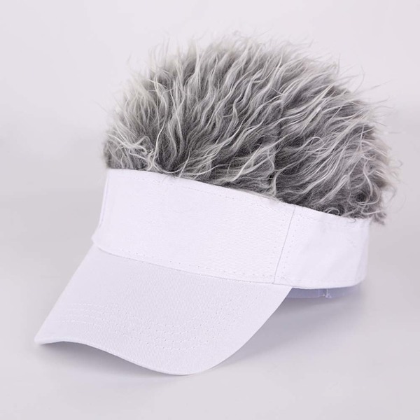 Höstens roliga peruk cap Unisex bärbar sporthatt för utomhusfiske Adjustable