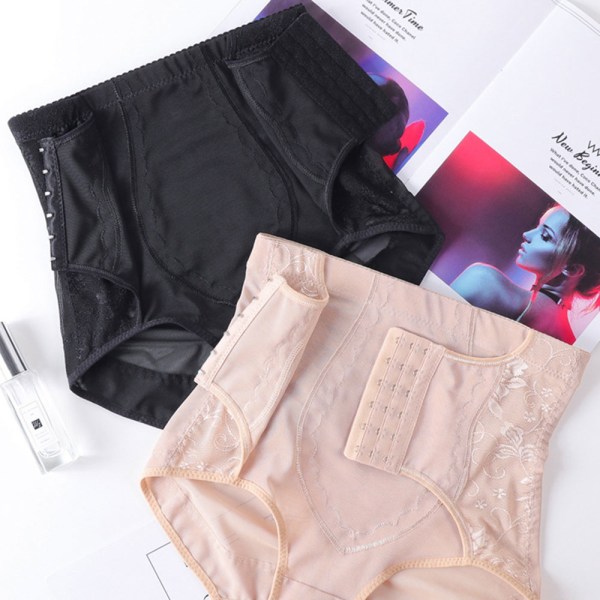 Kvinnor Shapewear Magekontroll Postpartum Slips Hög midja kompressionstrosor Skin Color XL