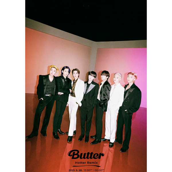 BTS Affisch "Smör" Album Väggdekor Dekorativ Tavla Samling Målning För Hem Vägg Glasdekor Collective