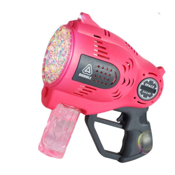 57/139 hål handhållen elektrisk bubbelmaskin med lampor Multifunktionell rolig bubbelmaskin för utegård