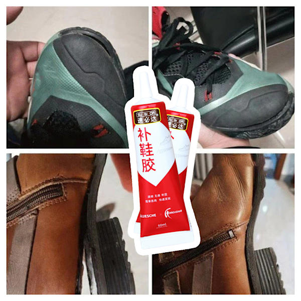 Praktisk skoreparationslim Vattentäthet Enkelt att använda lim för sneakers med hög klack 3pcs