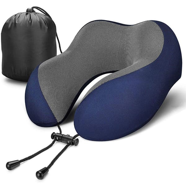 U-formad kudde Memory Foam Rebound Nackstöd Nackstöd för resor Flygplan Sova