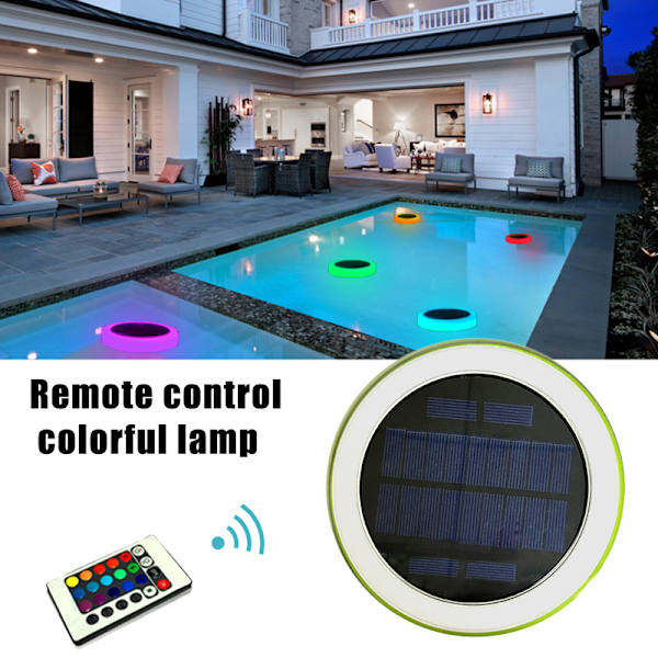 Amfibiska Solar Lights Utomhus LED Vattentät Lampa För Trädgård Trädgård Uppfart Pool Inredning Multicolour