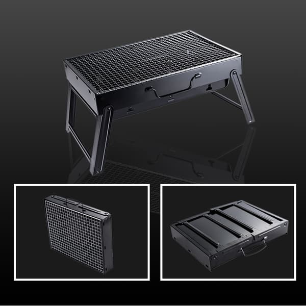 Bärbar kolgrill Grill Vikbar grill Kabob spis Camping utomhus