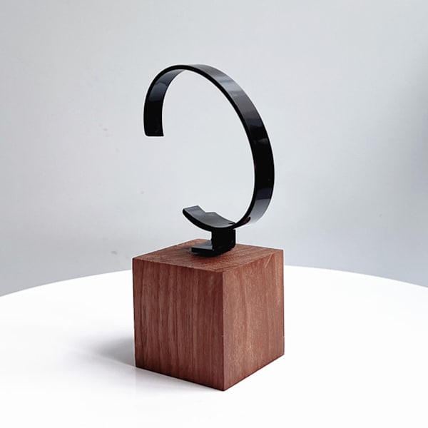 C-formad Watch Display Stand Multipurpose Armband Armband Förvaringsställ för hemmet Black