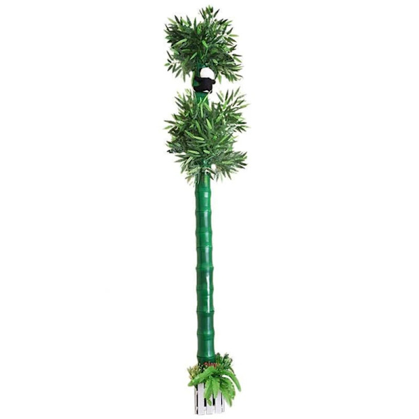 Pipeline Bamboo Forest Cover Simulering Bamboo Pipeline dekorativt cover 1 Inch5pcs