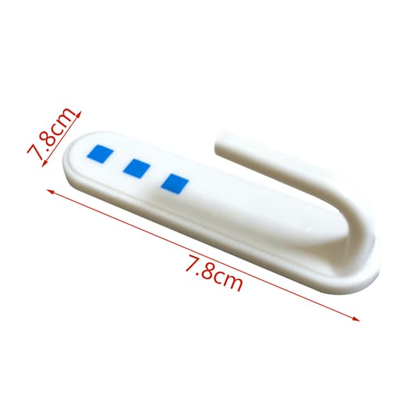 Gardinhållare Självhäftande Väggmonterad Krok För Vardagsrum Sovrum Hotell 6Pcs