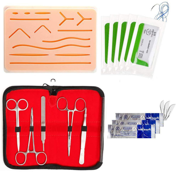 All-Inclusive Suturering Kit för att utveckla och förfina sutureringstekniker All