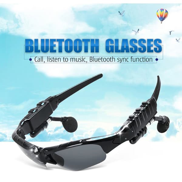 Trådlösa Bluetooth solglasögon Trådlöst headsetskydd Polariserade solglasögon Transparent