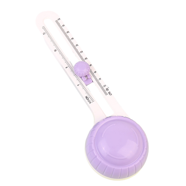 10-32 cm diameter cirkulärt skärverktyg för papperstoppar exakt hantverksskärverktyg för konsthantverk Purple
