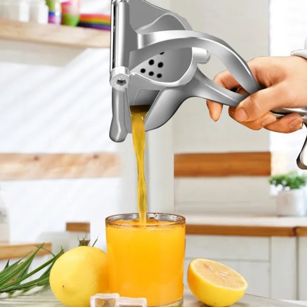 Hushållens handhållna pressjuicer Hållbar icke-elektrisk juicepress för citronapelsiner Green