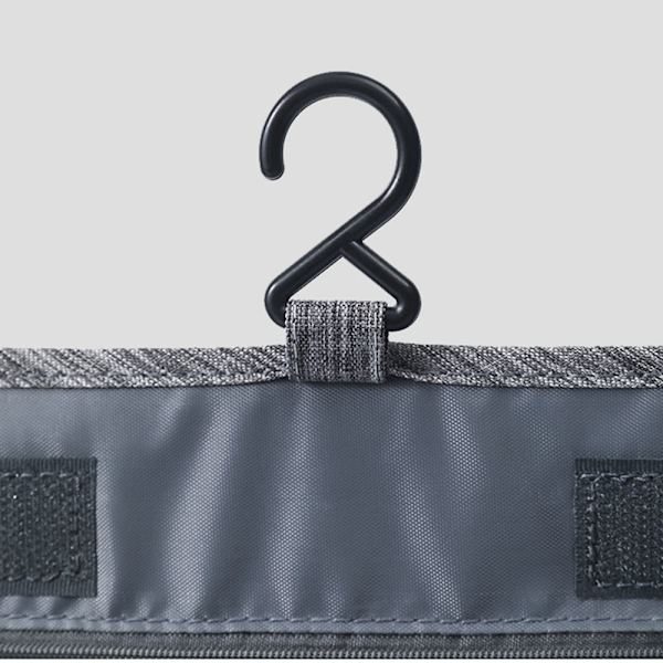 Terylenes Travel Toalett Förvaringspaket Torr Våt Klassificering Reseförvaringsväska för utomhusbruk Grey