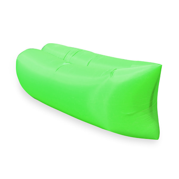Utomhus uppblåsbar soffa väska bekväm stödjande uppblåst soffa för strandresor Green
